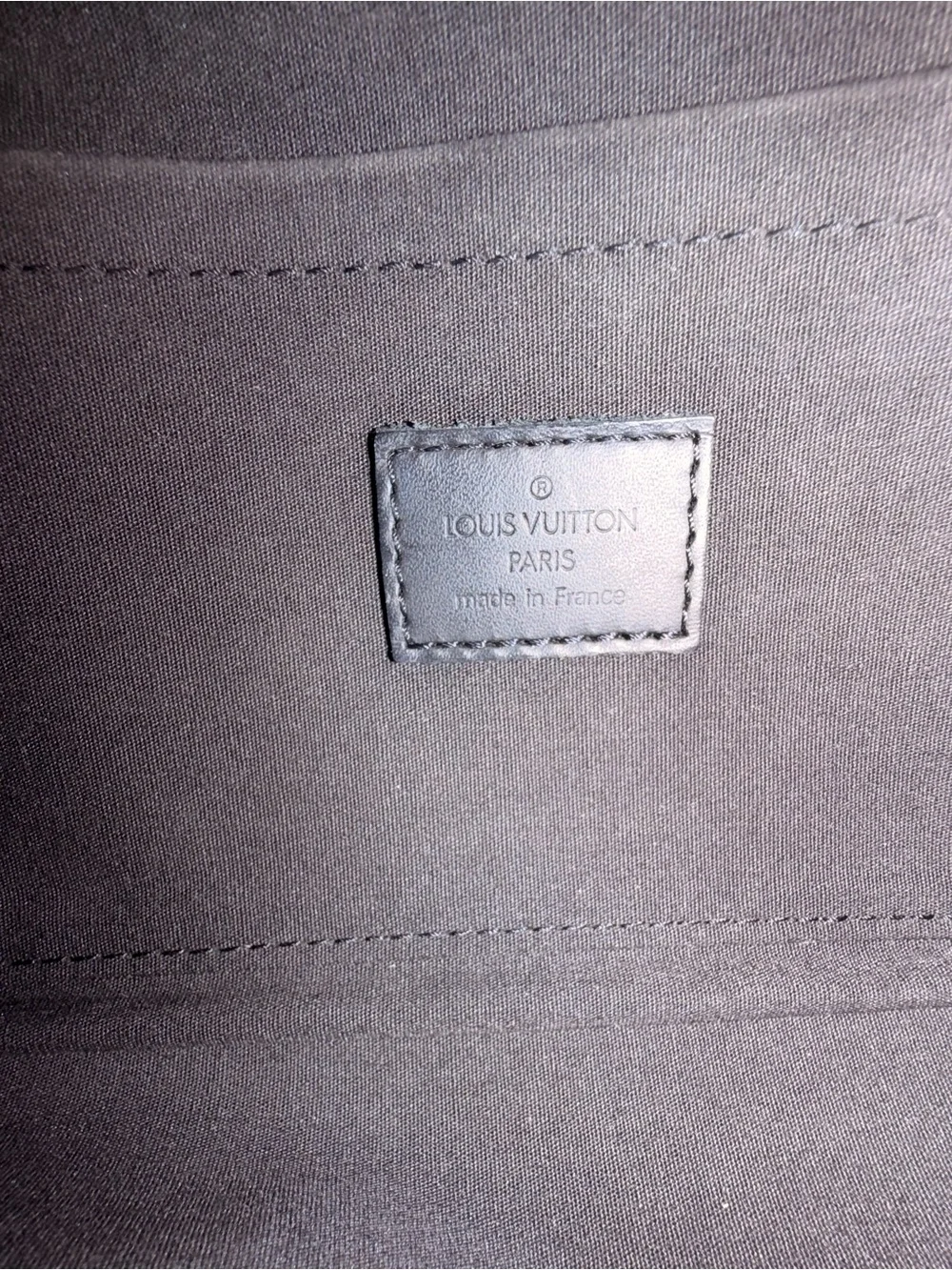 Louis Vuitton Black Epi Leather Satchel with Top Handles